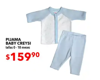 Woolworth Pijama Baby Creysi tallas 0 - 18 meses oferta