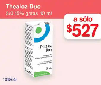 Farmacias Benavides Thealoz Duo 3/0.15% gotas 10ml oferta