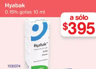 Hyabak 0.155 gotas 10ml
