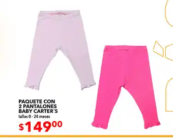Woolworth Paquete Con 2 Pantalones Baby Carter's tallas 0 - 24 meses oferta