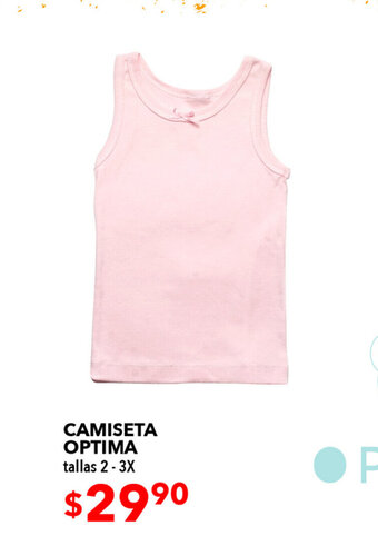 Camiseta Optima tallas 2 - 3x
