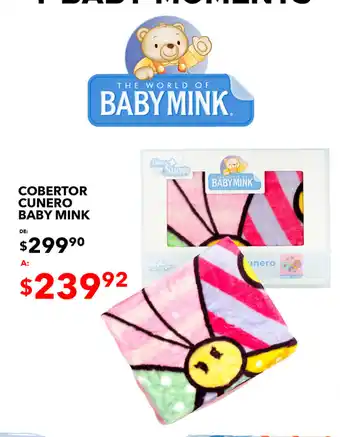 Woolworth Cobertor Cunero Baby Mink oferta