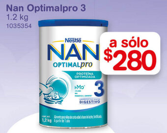 Farmacias Benavides Nan Optimalpro 3 1.2kg oferta
