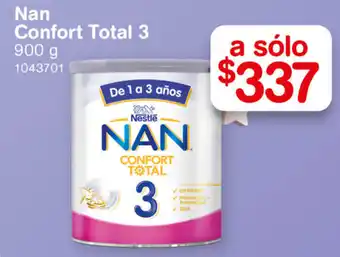 Farmacias Benavides Nan Comfort Total 3 900g oferta