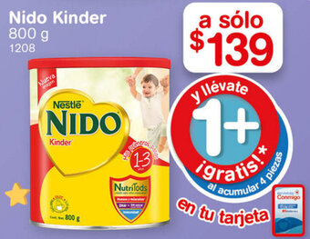 Farmacias Benavides Nido Kinder 800g oferta