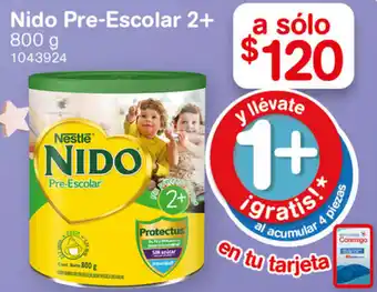 Farmacias Benavides Nido Pre-Escolar 2+ 800g oferta