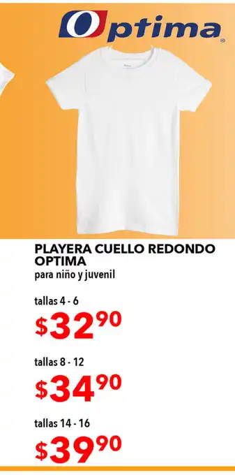 Woolworth Playera Cuello Redondo Optima para niño y juvenil tallas 4-6 oferta