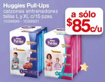 Huggies Pull-Ups L y XL c/15 pzas.
