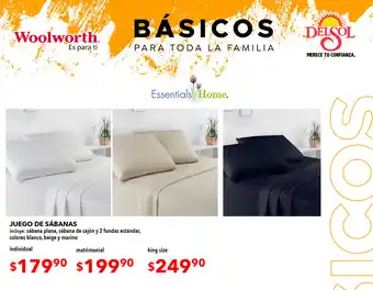 Juego de Sabanas - individual