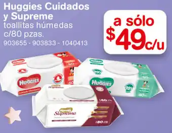 Farmacias Benavides Huggies Cuidados y Supreme c/80 pzas. oferta