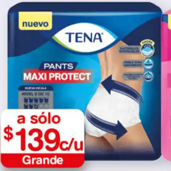 Farmacias Benavides Tena Pants Grande c/8 y 10 pzas. oferta