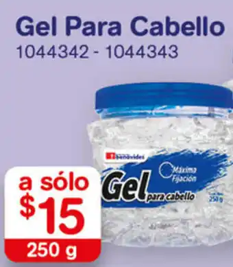 Farmacias Benavides Gel para Cabello 250g oferta