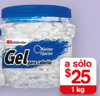 Farmacias Benavides Gel para Cabello 1kg oferta