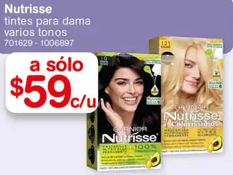 Nutrisse Tintes para Dama Varios Tonos