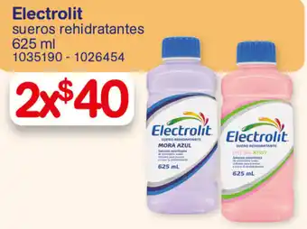 Farmacias Benavides Electrolit Sueros Rehidratantes 2x625ml oferta