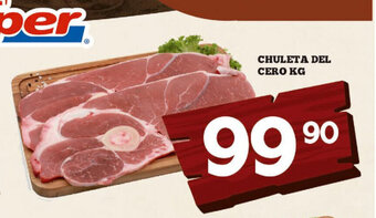 Alsuper Chuleta del cero kg oferta