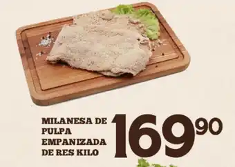 Alsuper Milanesa de Pulpa Empanizada de Res Kilo oferta