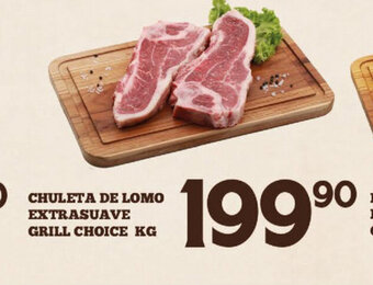 Alsuper Chuleta de Lomo Extrasuave Grill Choice kg oferta