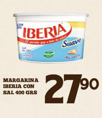 Alsuper Margarina Iberia Con Sal 400 grs oferta