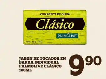 Alsuper Jabon de Tocador en Barra Individual Palmolive Clasico 100ml oferta