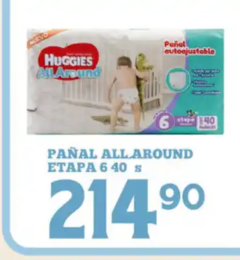 Pañal All Around Etapa 6 40 s