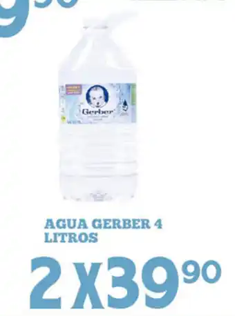 Alsuper Agua Gerber 4 litros 2x oferta