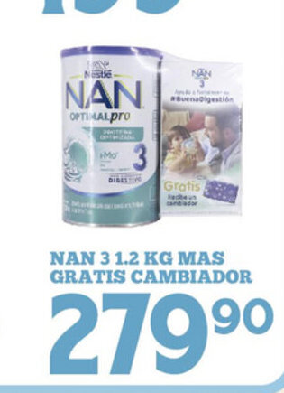 Nan 3 1.2kg Mas Gratis Cambiador