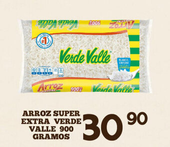 Alsuper Arroz Super Extra Verde Valle 900 Gramos oferta
