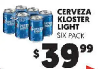 Cerveza Kloster Light 6 pack