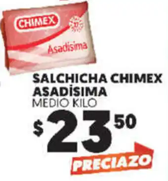 Merco Salchicha Chimex Asadísima oferta