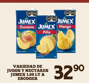Alsuper Variedad de Jugos Y Nectares Jumex 1.89 L A Escoger oferta