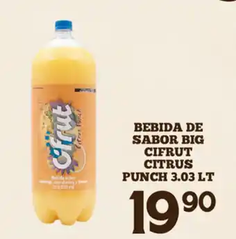 Bebida Sabor Big Cifrut Citrus Punch 3.03lt