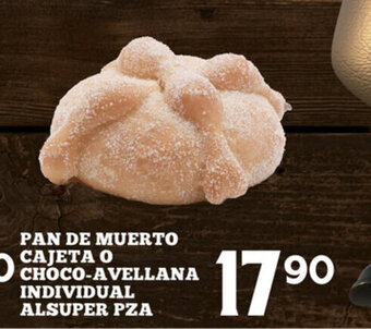 Alsuper Pan de Muerto Cajeta O Choco-Avellana Individual Alsuper PZA oferta