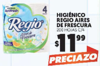 Merco Higiénico Regio Aires de Frescura 200 Hojas oferta