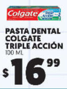 Merco Pasta Dental Colgate Triple Acción 100ml oferta