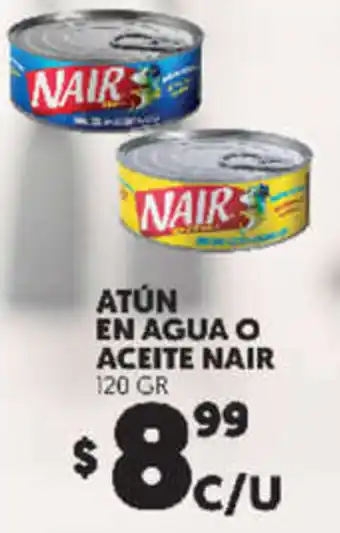 Merco Atún en Agua o Aceite Nair 120g oferta