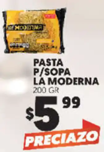 Pasta P/Sopa la Moderna 200g