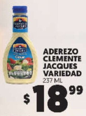 Merco Aderezo Clemente Jacques Variedad 237ml oferta