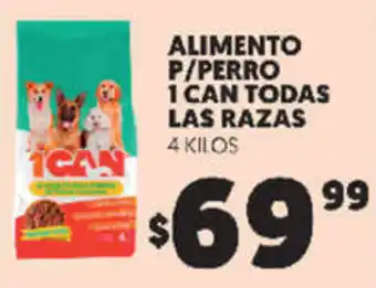 Merco Alimento P/Perro 1 Can Todas Las Razas 4kg oferta