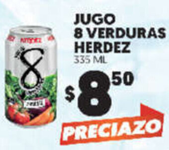 Merco Jugo 8 Verduras Herdez 335ml oferta