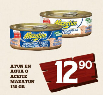 Alsuper Atun En Agua O Aceite Mazatun 130gr oferta