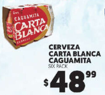Merco Cerveza Carta Blanca Caguamita 6 pack oferta