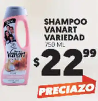 Merco Shampoo Vanart Variedad 750ml oferta