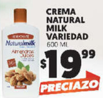 Merco Crema Natural Milk Variedad 600ml oferta