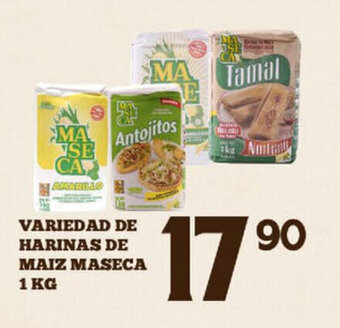 Variedad de Harinas de Maiz Maseca 1kg