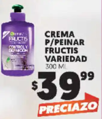 Merco Crema P/Peinar Fructis Variedad 300ml oferta