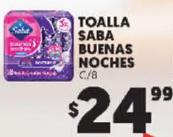 Toalla Saba Buenas Noches C/8