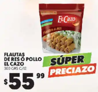 Merco Flautas de Res o Pollo el Cazo C/12 oferta