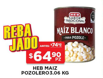 HEB Heb Maiz Pozolero 3.06kg oferta
