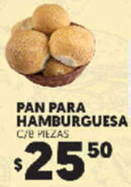 Merco Pan para Hamburguesa C/8 Piezas oferta